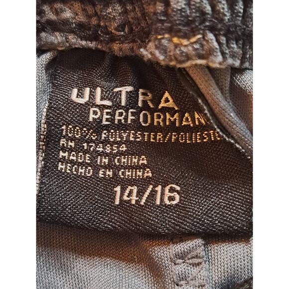 Boys Ultra Performance gray with black stripe Shorts Size 14/16 - Picture 6 of 6